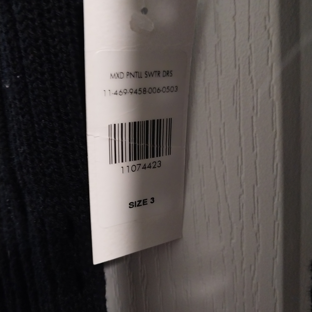 Fashion To Figure Lola Mixed Pointelle Sweater Dress- NWT- Size 3x - Picture 3 of 4